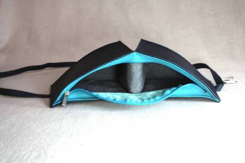Duett Designledertaschen - Olbrish b Blau / Türkis - Picture: A5